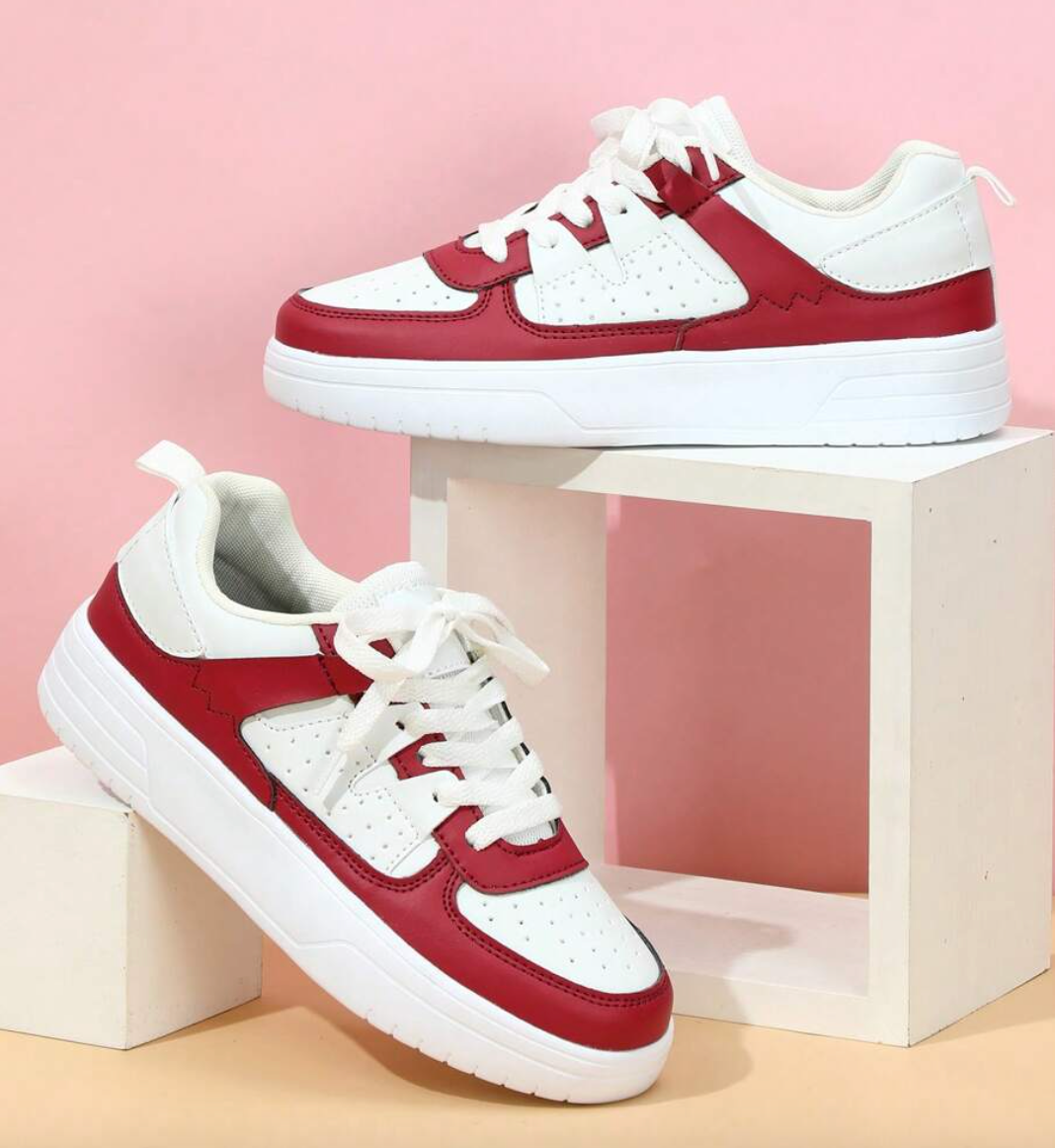 Plateau Sneaker Damen | Schnürung