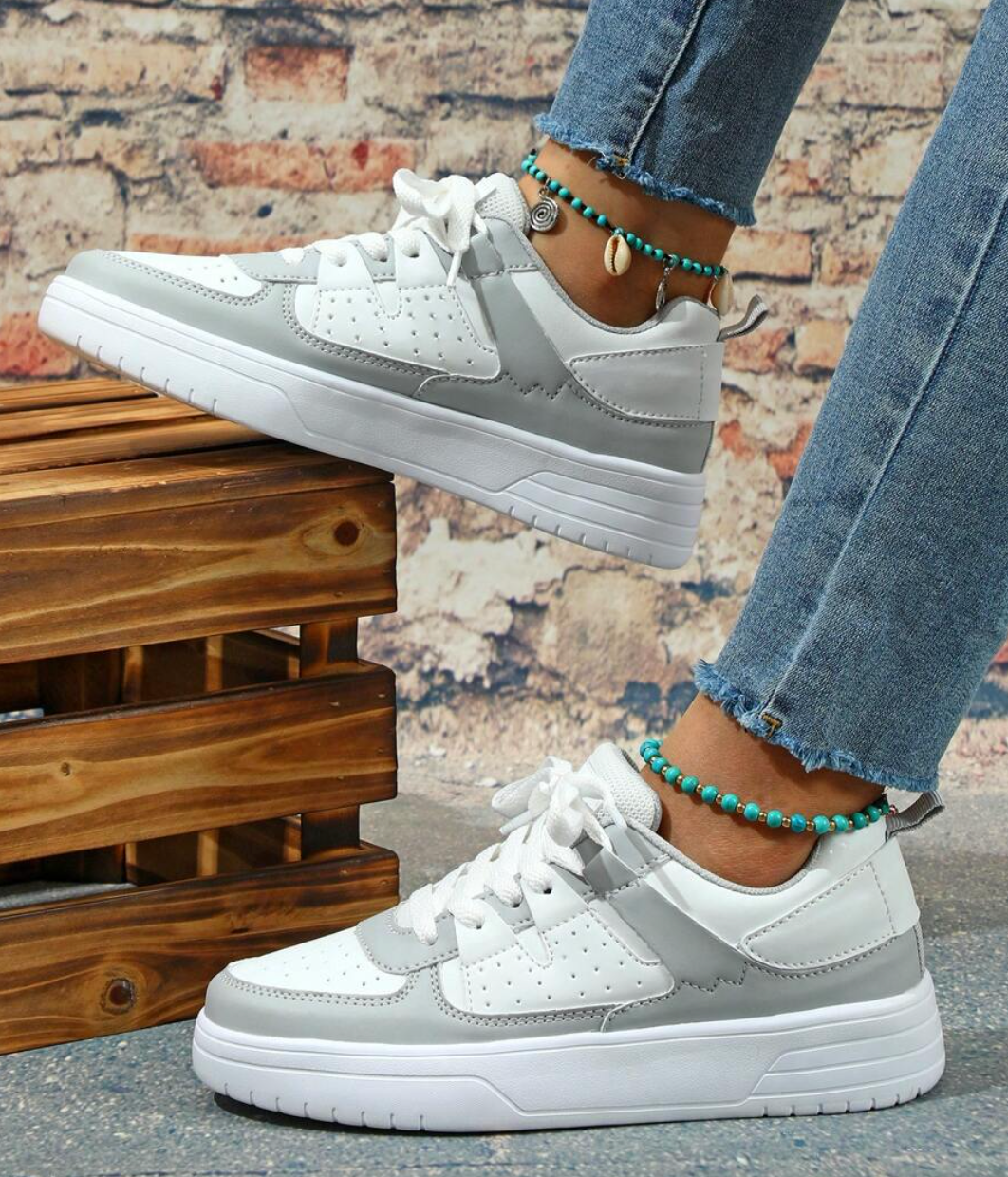 Plateau Sneaker Damen | Schnürung