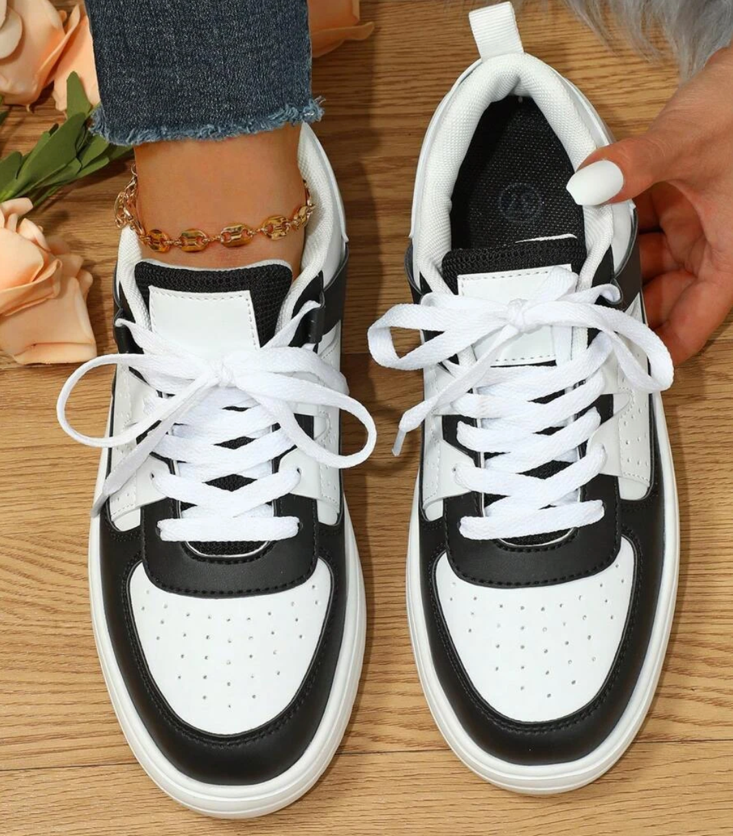 Plateau Sneaker Damen | Schnürung