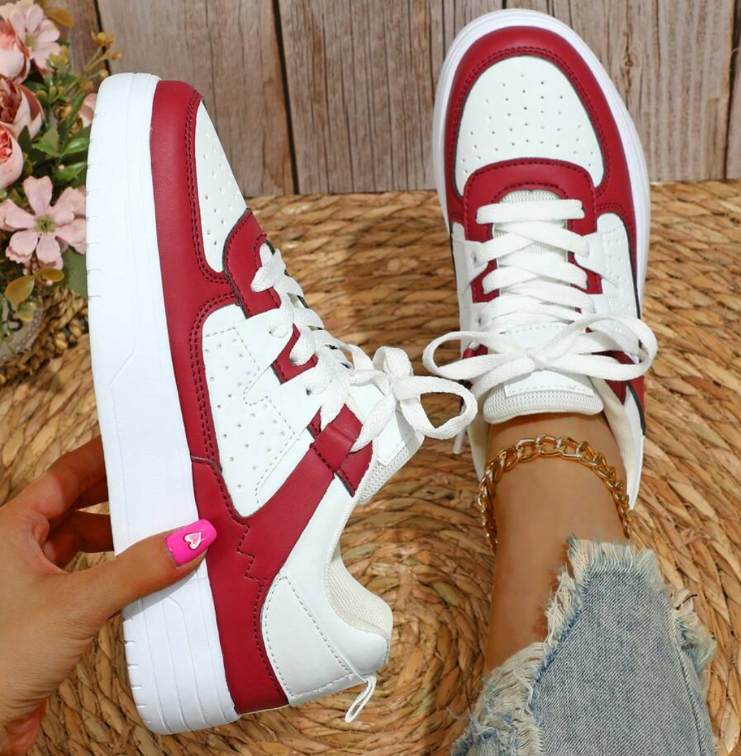 Plateau Sneaker Damen | Schnürung