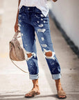 Ripped Jeans Damen | mit Löchern