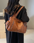 Schultertasche Damen Vintage | Große Tasche