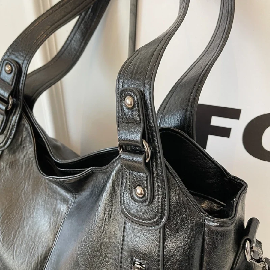 Schultertasche Damen Vintage | Große Tasche