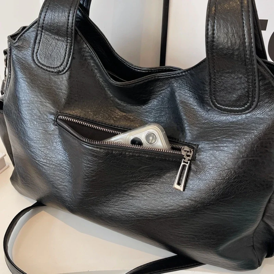 Schultertasche Damen Vintage | Große Tasche