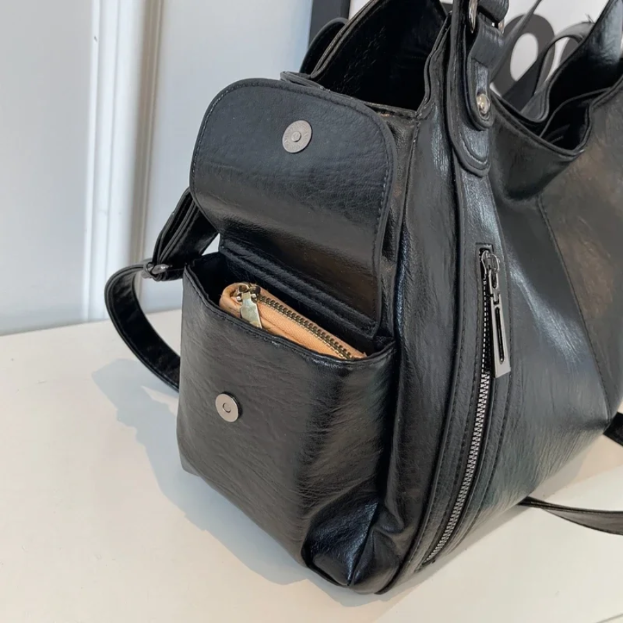 Schultertasche Damen Vintage | Große Tasche