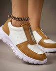 Sneaker Damen mit Reißverschluss | Slip-On