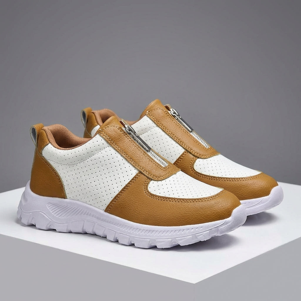 Sneaker Damen mit Reißverschluss | Slip-On