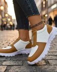 Sneaker Damen mit Reißverschluss | Slip-On
