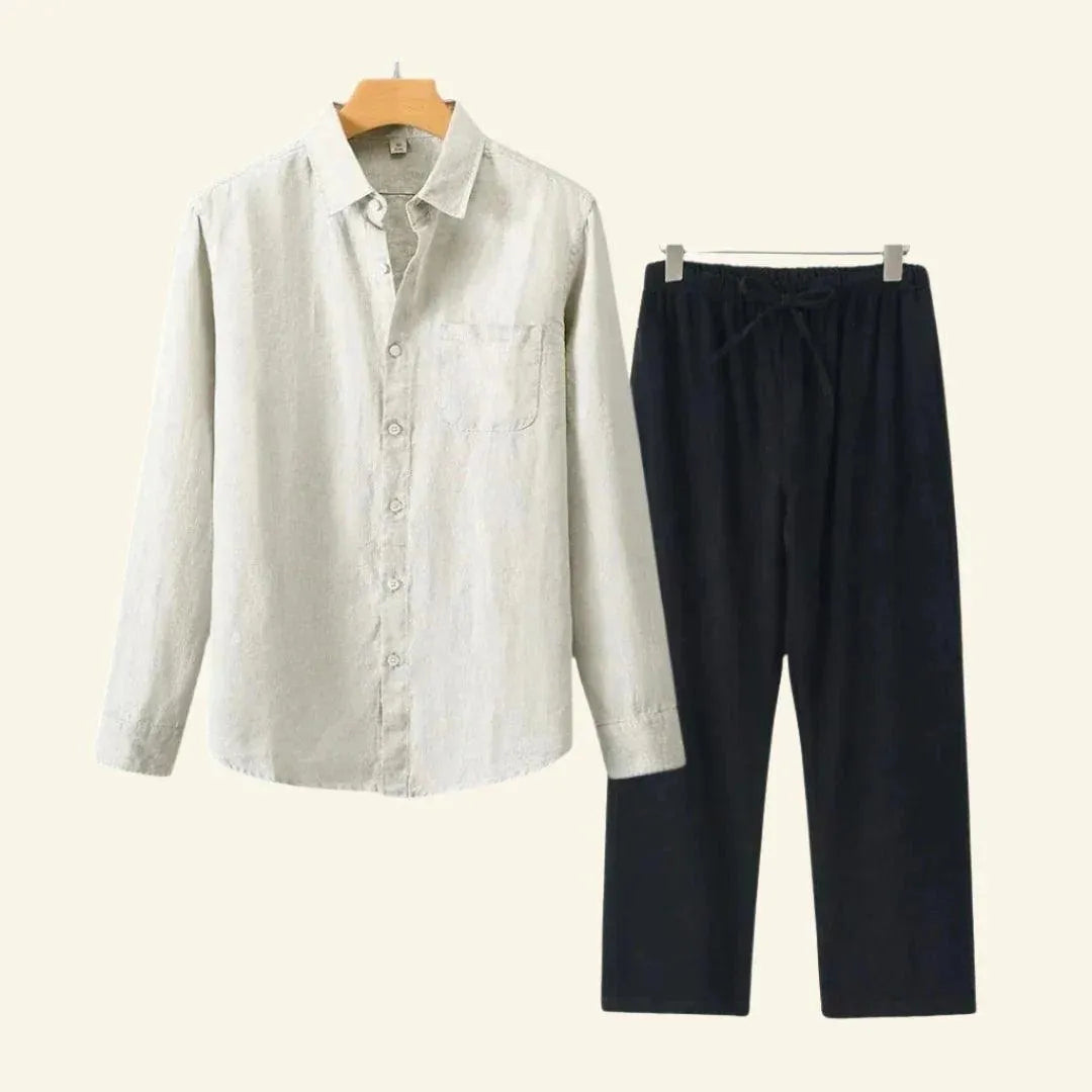 Sommer Set Herren | 2 Teiler mit Hemd und Hose