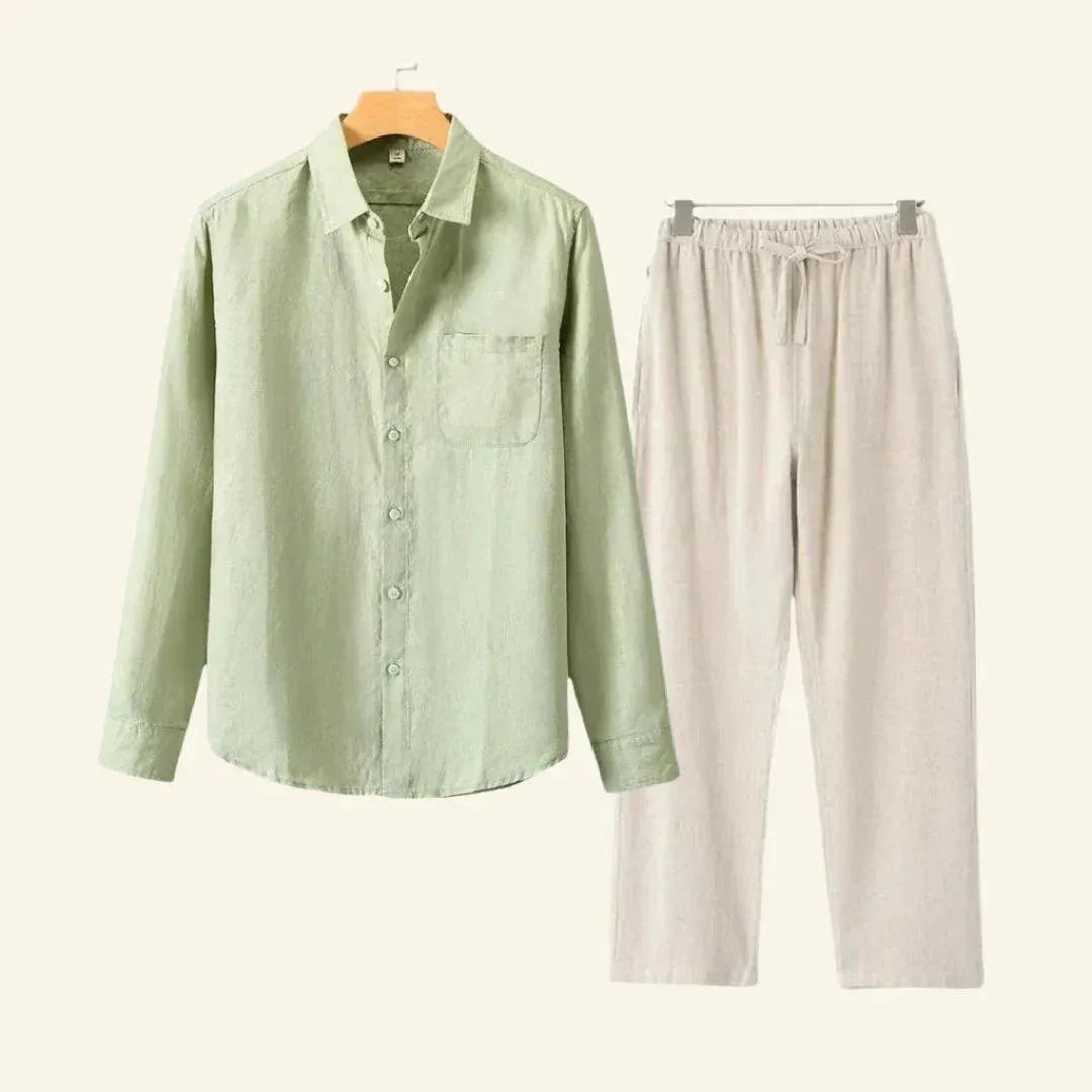 Sommer Set Herren | 2 Teiler mit Hemd und Hose