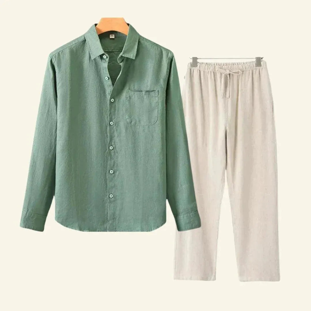 Sommer Set Herren | 2 Teiler mit Hemd und Hose