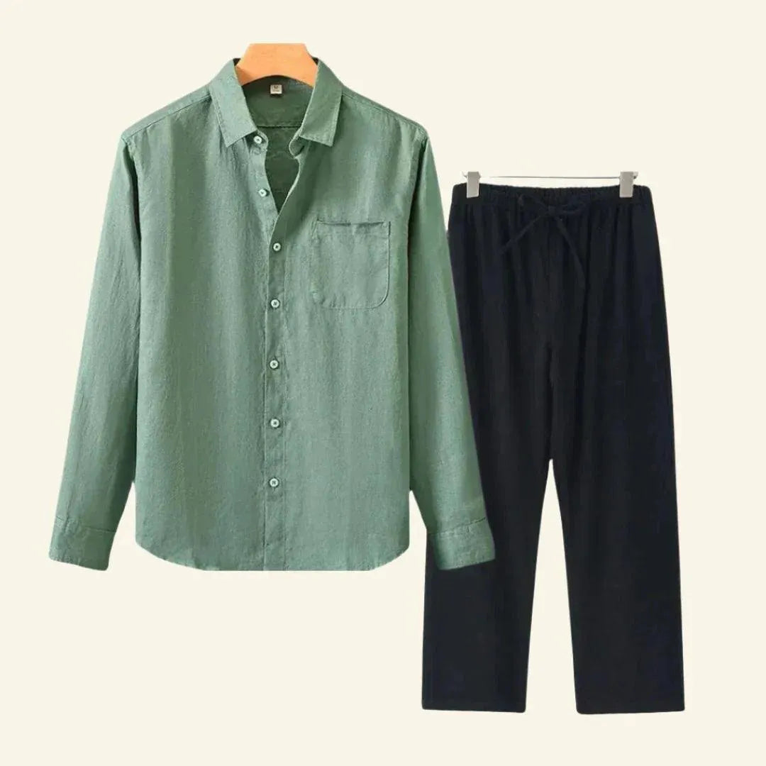 Sommer Set Herren | 2 Teiler mit Hemd und Hose
