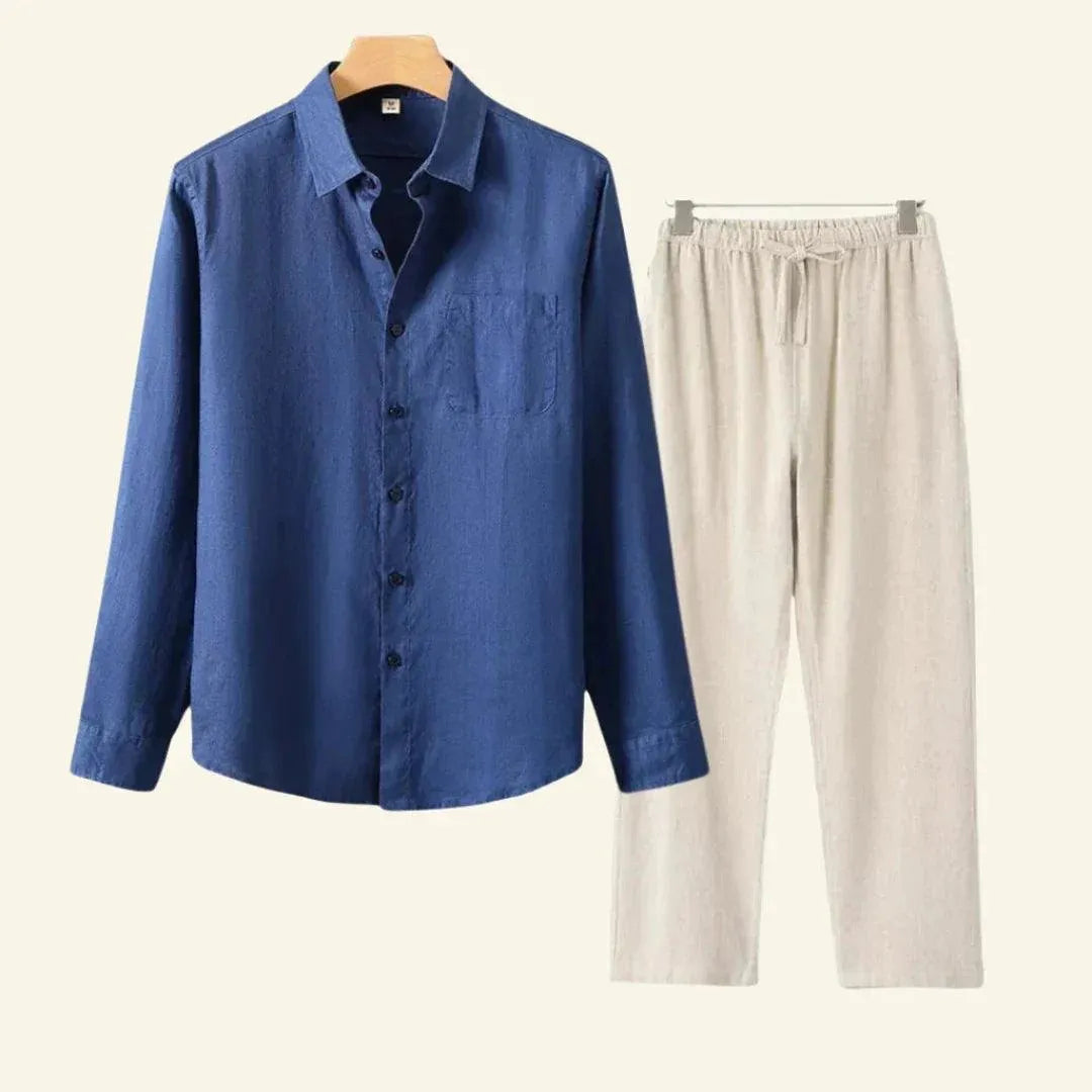 Sommer Set Herren | 2 Teiler mit Hemd und Hose