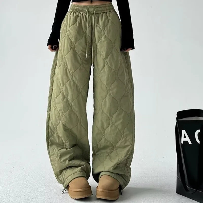 Stepphose Damen Hohe Taille | Weites Bein