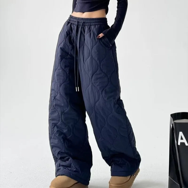 Stepphose Damen Hohe Taille | Weites Bein