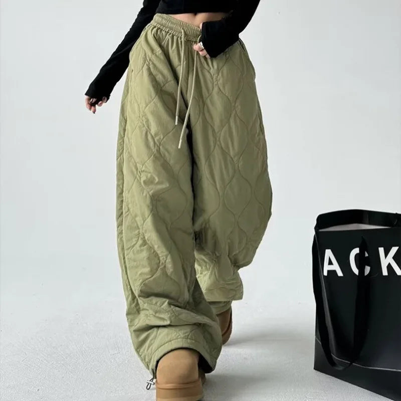 Stepphose Damen Hohe Taille | Weites Bein