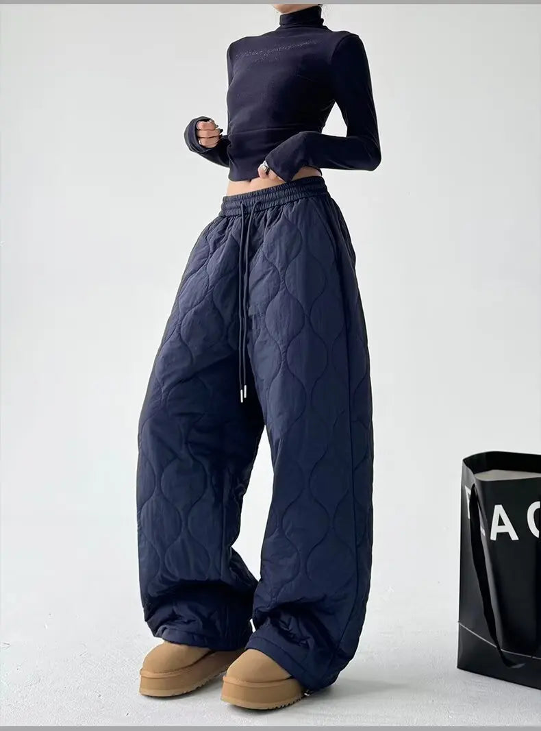 Stepphose Damen Hohe Taille | Weites Bein