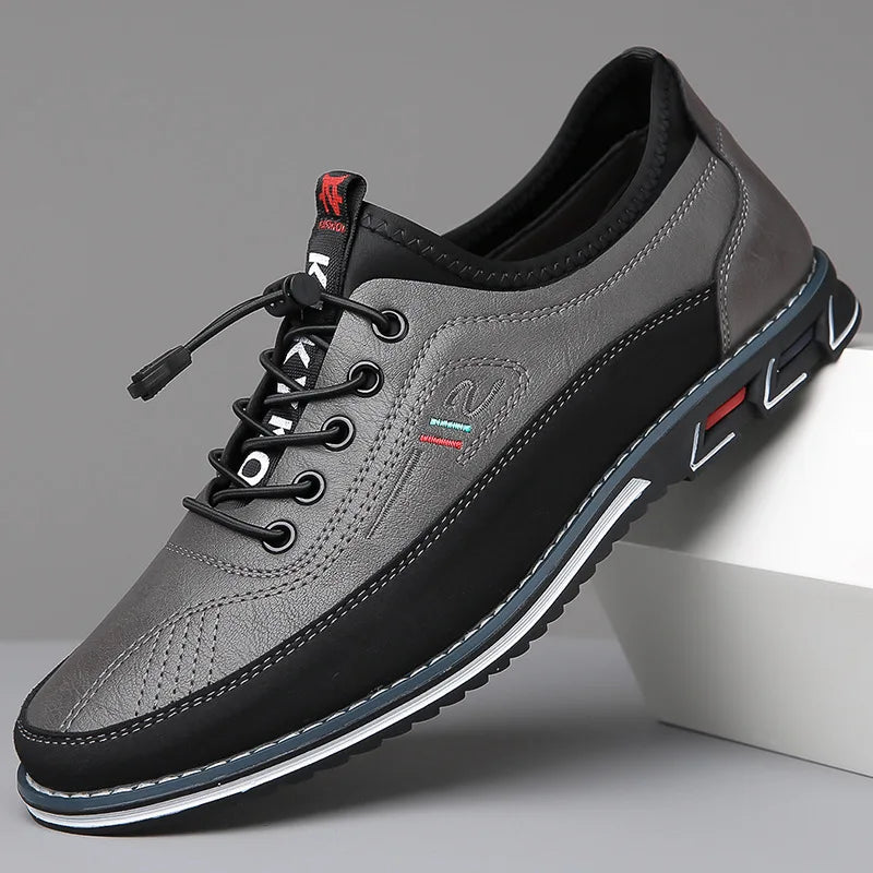 Stilvolle Herren-Sneaker mit Schnürung | Runde Zehenpartie