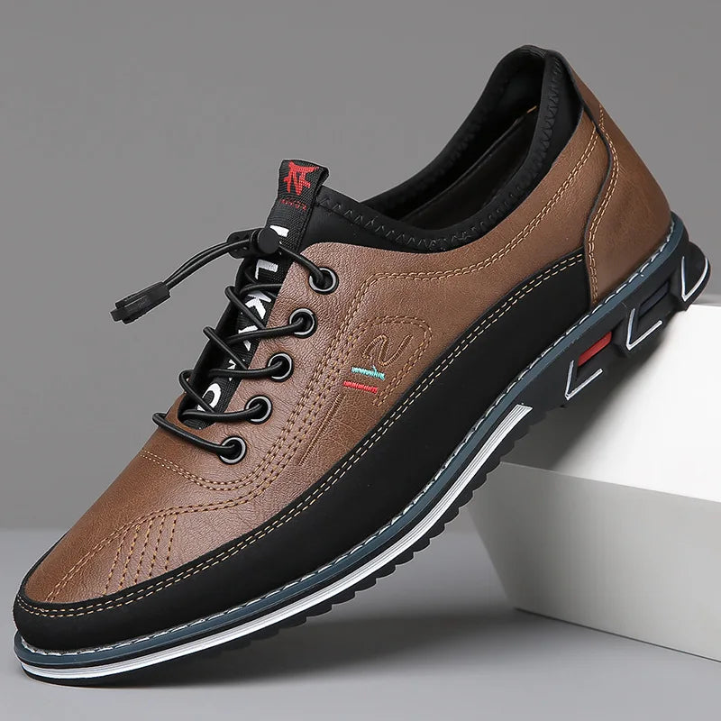 Stilvolle Herren-Sneaker mit Schnürung | Runde Zehenpartie