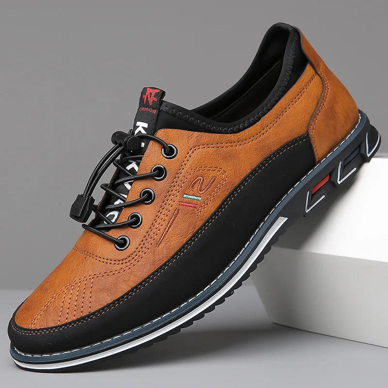 Stilvolle Herren-Sneaker mit Schnürung | Runde Zehenpartie