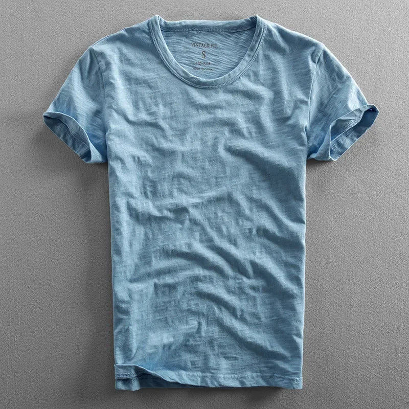 T-Shirt Herren Rundhals | Slim Fit Kurzarm