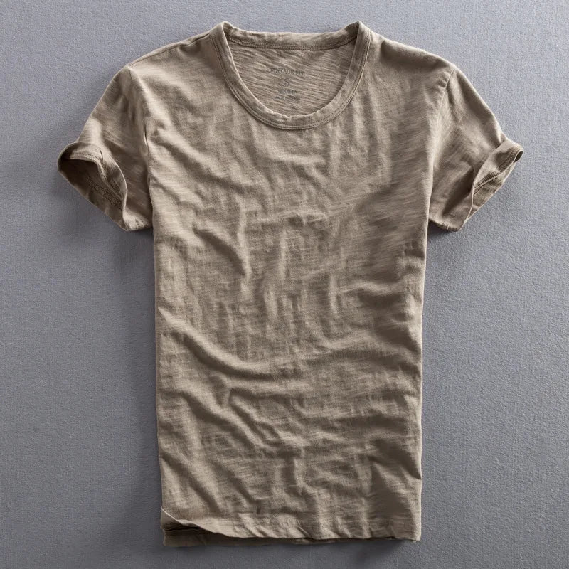 T-Shirt Herren Rundhals | Slim Fit Kurzarm