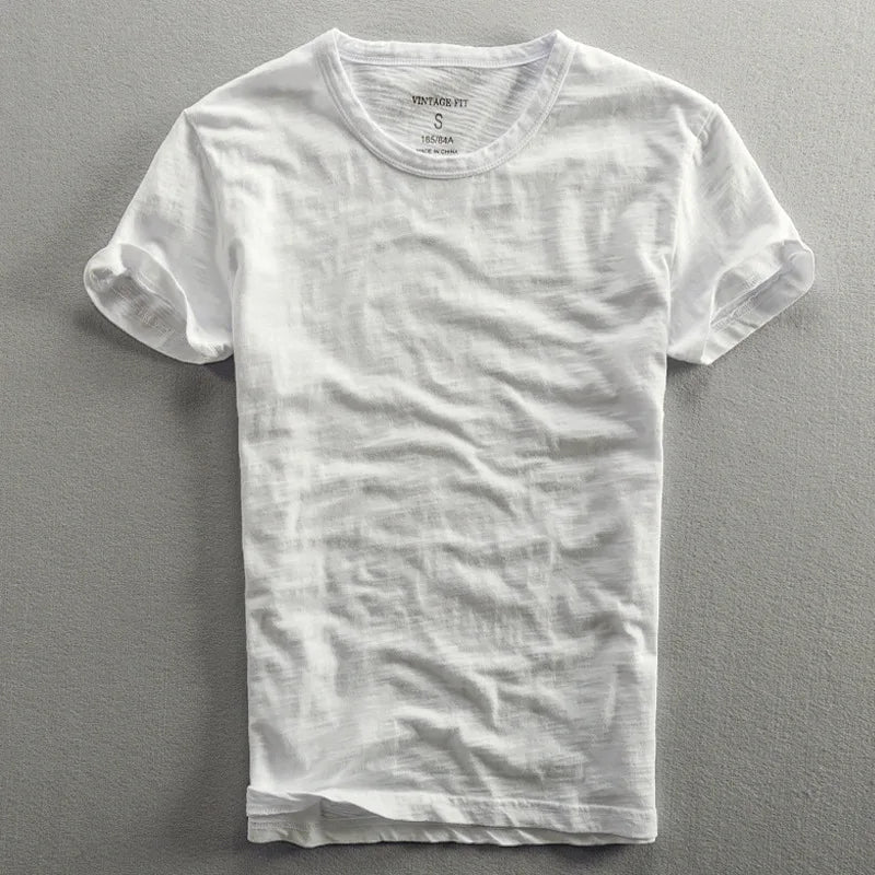 T-Shirt Herren Rundhals | Slim Fit Kurzarm