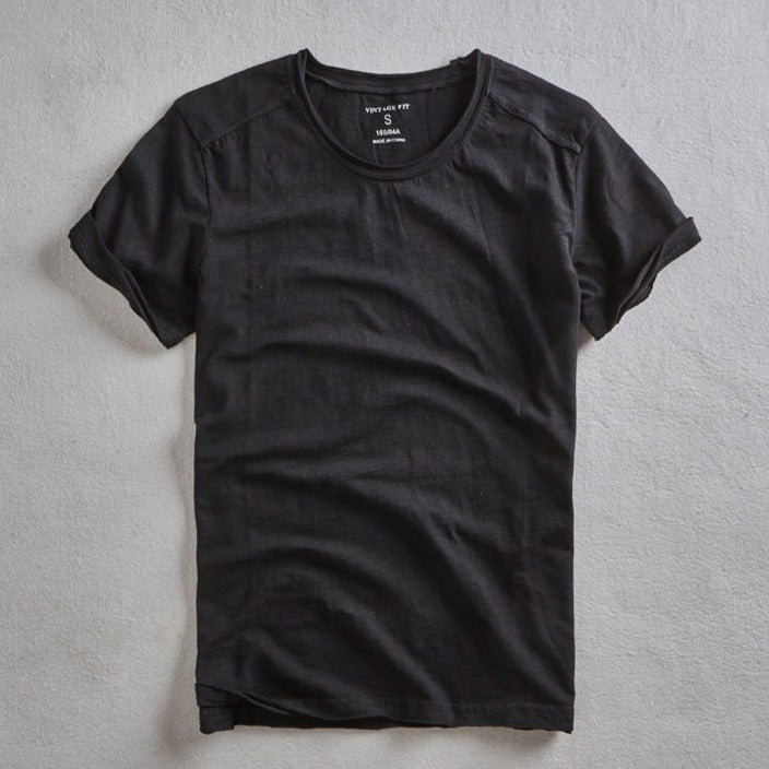 T-Shirt Herren Rundhals | Slim Fit Kurzarm