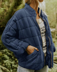 Übergangs-Pufferjacke Damen | Oversize