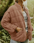 Übergangs-Pufferjacke Damen | Oversize