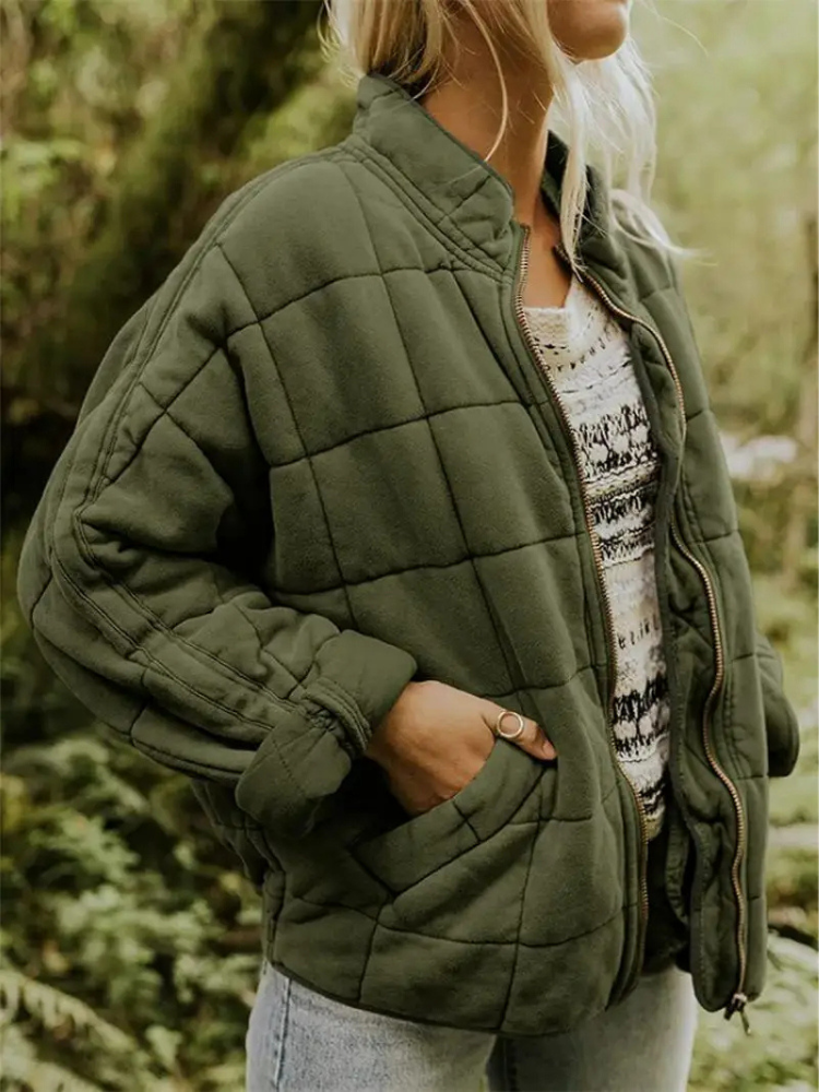 Übergangs-Pufferjacke Damen | Oversize