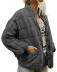 Übergangs-Pufferjacke Damen | Oversize
