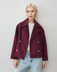 Übergangsjacke Damen Kurz | Reverskragen