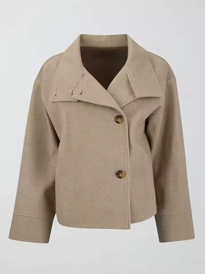 Übergangsjacke Damen Kurz | Stehkragen