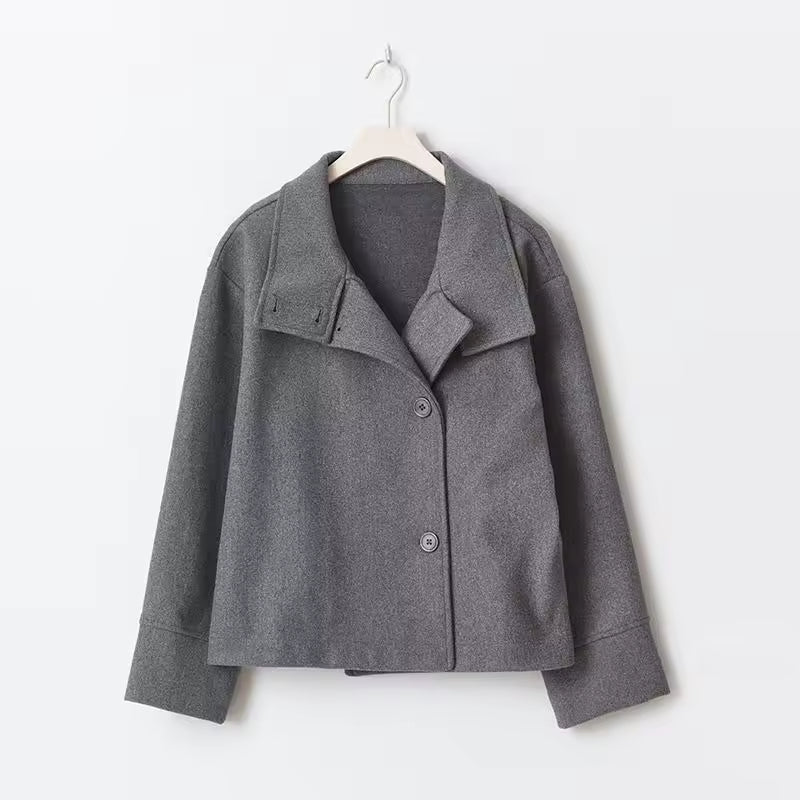 Übergangsjacke Damen Kurz | Stehkragen