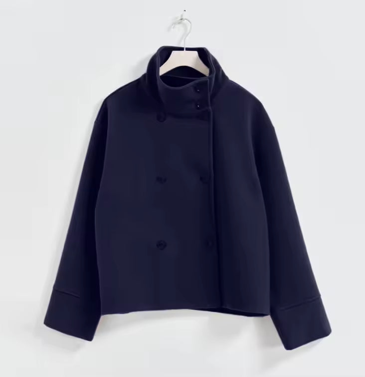 Übergangsjacke Damen Kurz | Stehkragen