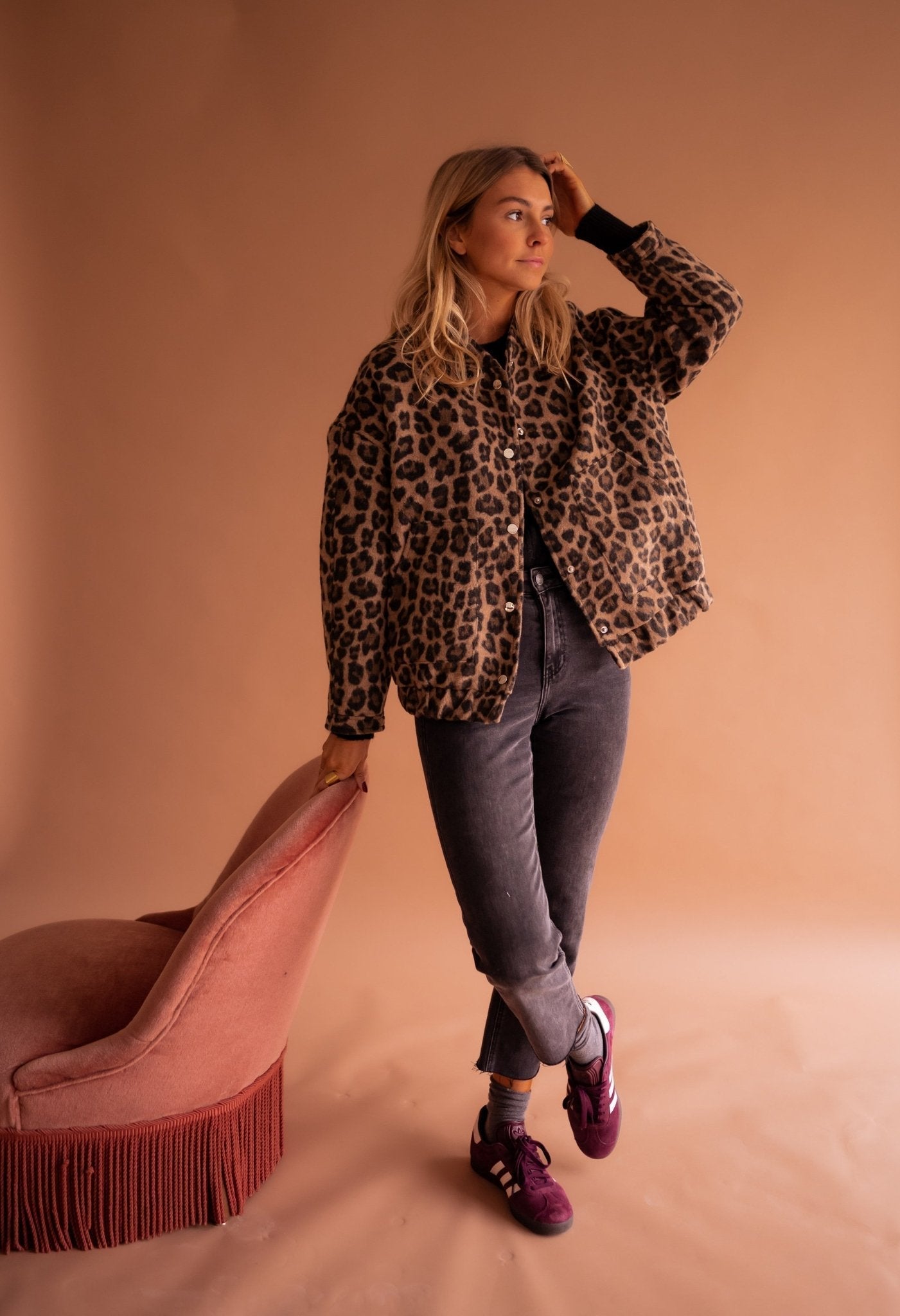 Übergangsjacke Damen Leopardenmuster | Trend