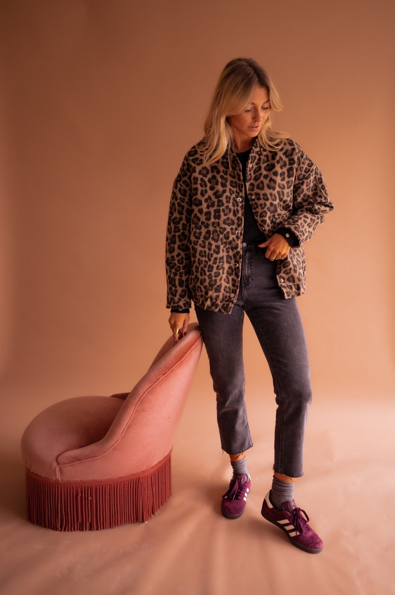 Übergangsjacke Damen Leopardenmuster | Trend