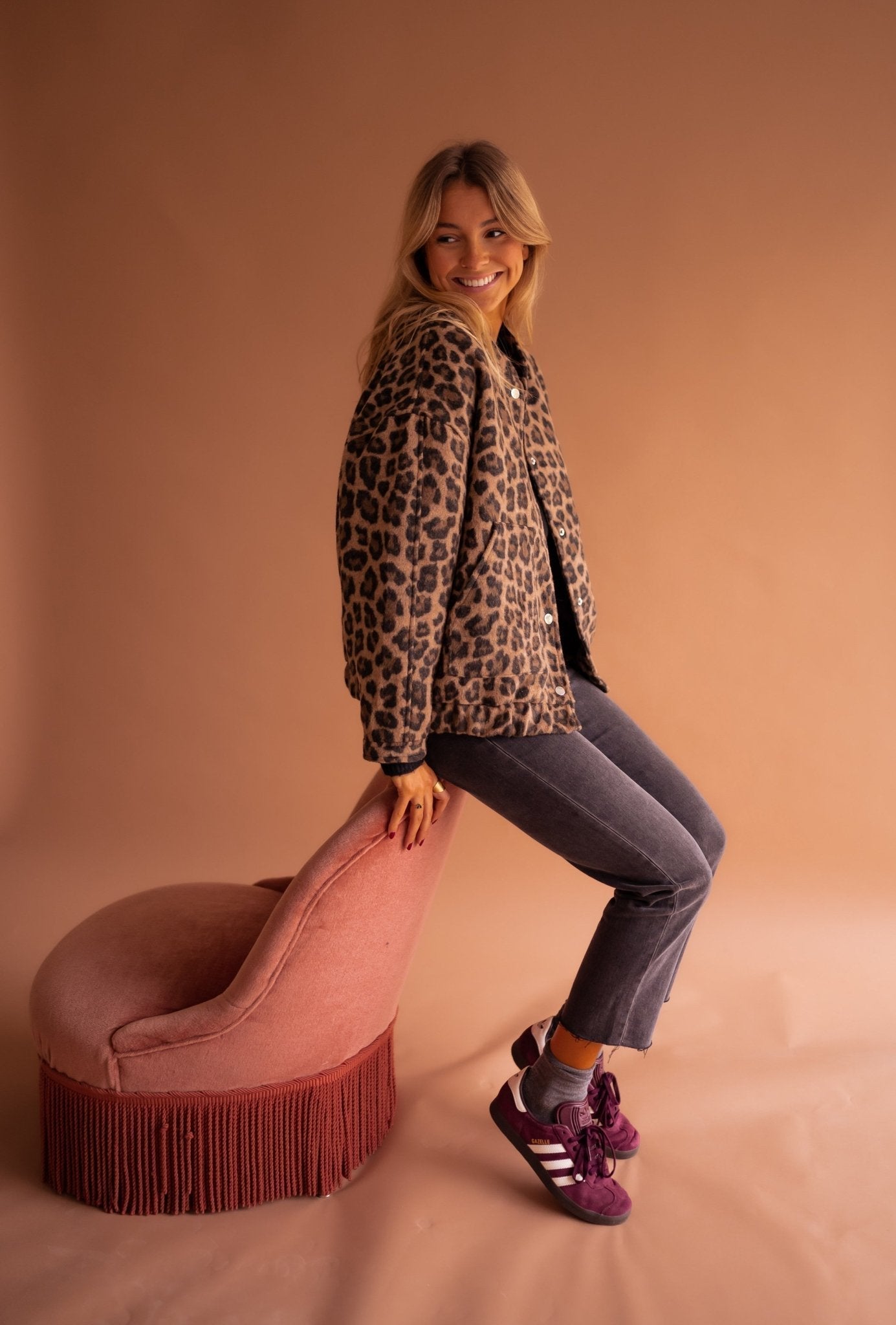 Übergangsjacke Damen Leopardenmuster | Trend