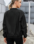 Übergangsjacke Damen | Reißverschluss und Bündchen