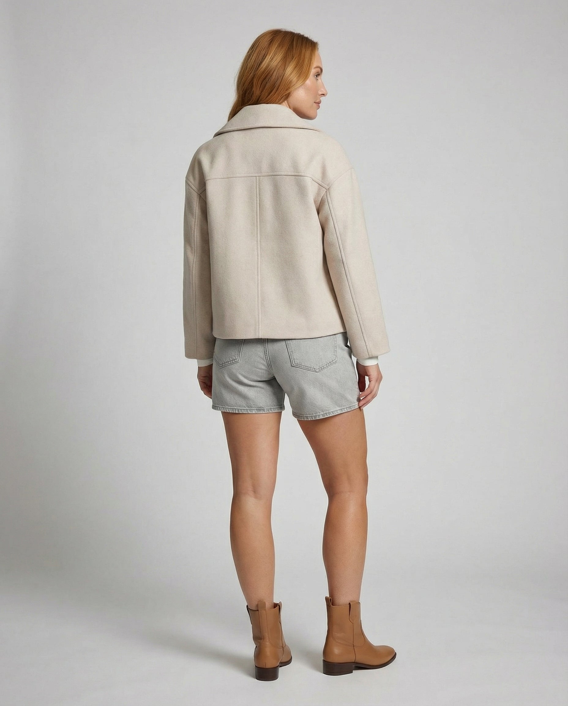 Übergangsjacke Damen Zweireihig | Kurze Jacke Modern