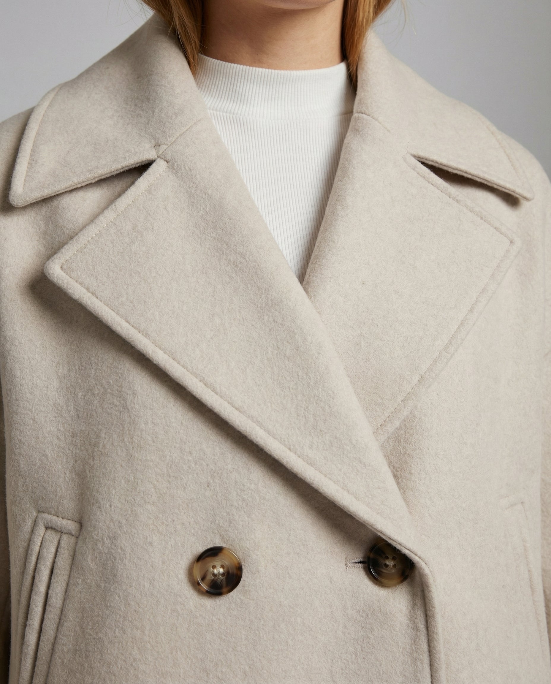 Übergangsjacke Damen Zweireihig | Kurze Jacke Modern