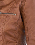 Übergangsjacke Damen mit Kapuze | Taillierte Jacke Reißverschluss