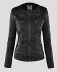 Übergangsjacke Damen mit Kapuze | Taillierte Jacke Reißverschluss