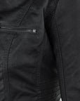 Übergangsjacke Damen mit Kapuze | Taillierte Jacke Reißverschluss