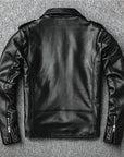 Übergangsjacke Herren | Bikerjacke mit Reißverschluss und Gürtel