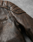 Übergangsjacke Herren | Bikerjacke mit Stehkragen und Reißverschluss