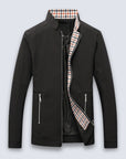 Übergangsjacke Herren Stehkragen | Jacke mit Reißverschluss