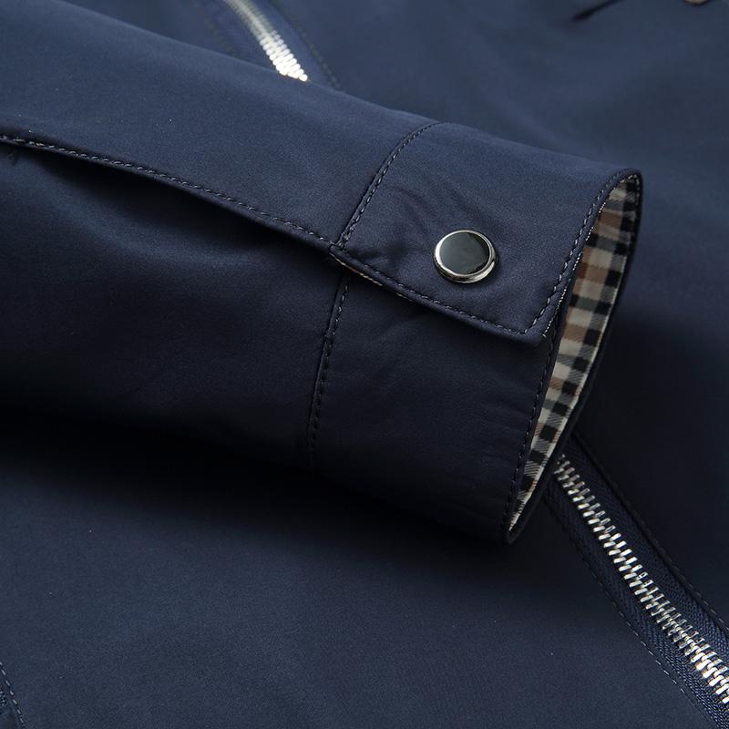 Übergangsjacke Herren Stehkragen | Jacke mit Reißverschluss