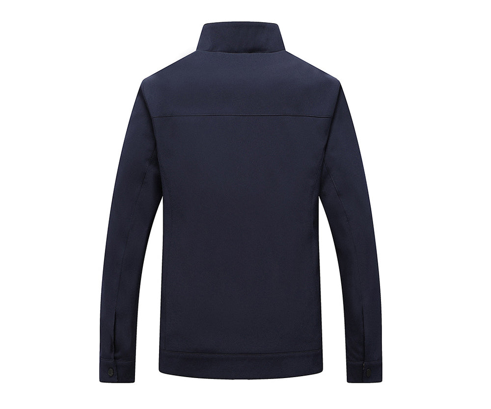 Übergangsjacke Herren Stehkragen | Jacke mit Reißverschluss